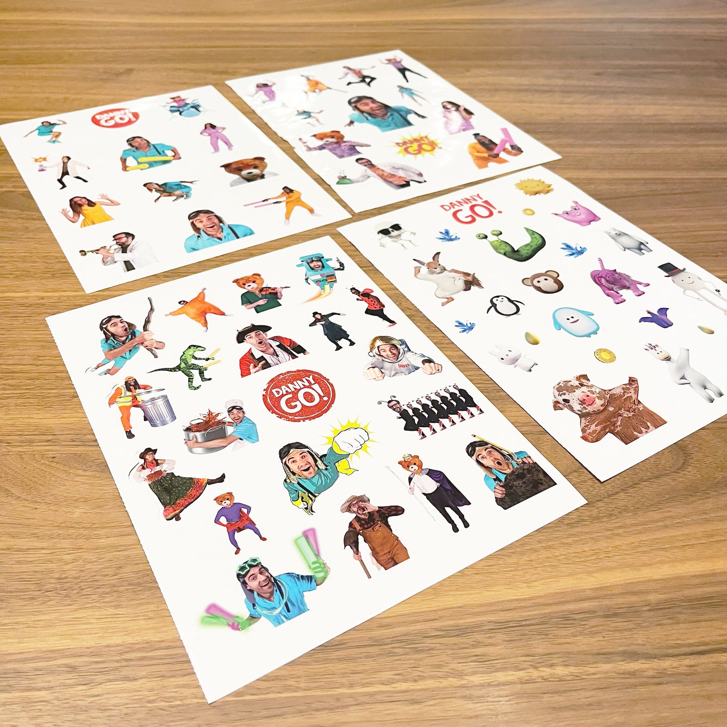 Danny Go! Coloring Book with Sticker Pages